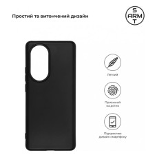 Чохол до мобільного телефона Armorstandart Matte Slim Fit OPPO Reno10 Black (ARM69908)