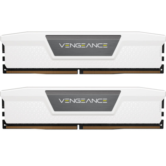 Модуль пам'яті для комп'ютера DDR5 32GB (2x16GB) 6000 MHz Vengeance White Corsair (CMK32GX5M2E6000Z36W)