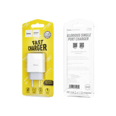 Зарядний пристрій HOCO C72A Glorious USB 10.5W White (6931474712899)