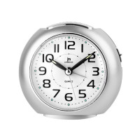 Настільний годинник Lowell будильник, сріблястий (JA7106S)