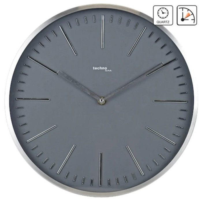 Настінний годинник Technoline WT7215 Grey (WT7215) (DAS301215)