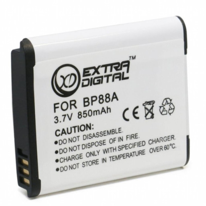 Акумулятор до фото/відео Extradigital Samsung BP88A (DV00DV1374)
