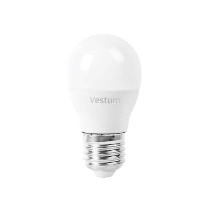 Лампочка Vestum G45 6W 4100K 220V E27 (1-VS-1201)