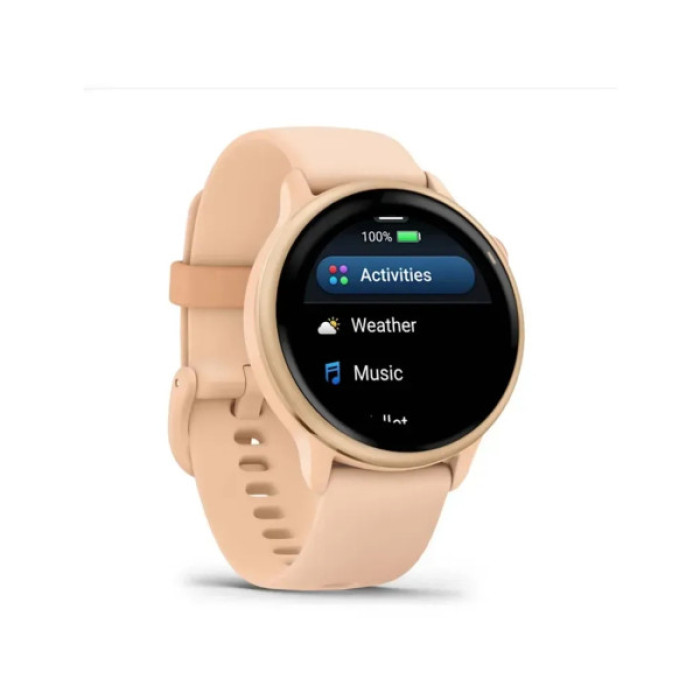 Смарт-годинник Garmin vivoactive 6, Pink Dawn/P. Dawn Metallic, GPS смарт-годинник (010-02985-03)