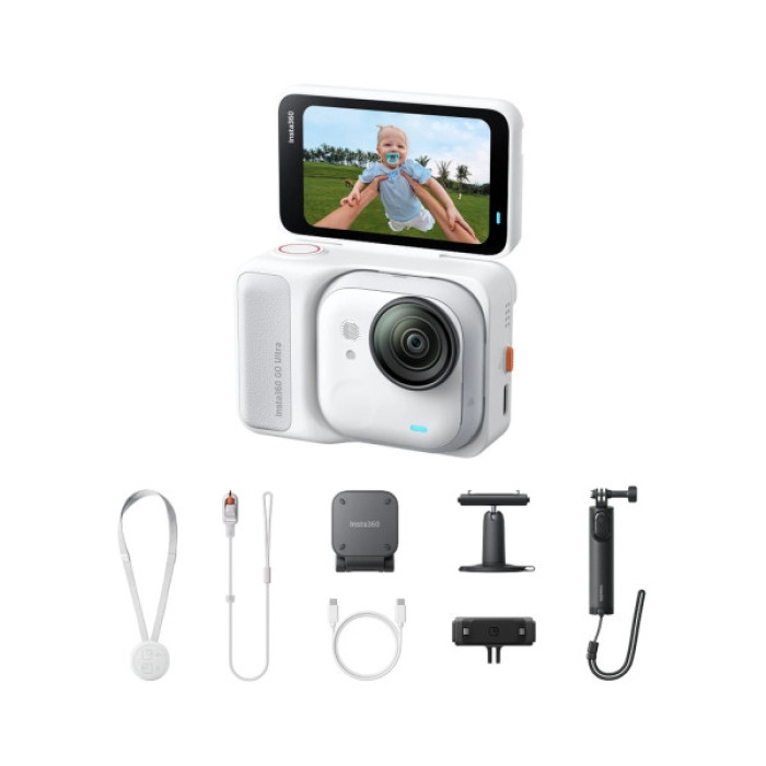 Екшн-камера Insta360 GO Ultra Creator Bundle Arctic White (6977644765234)