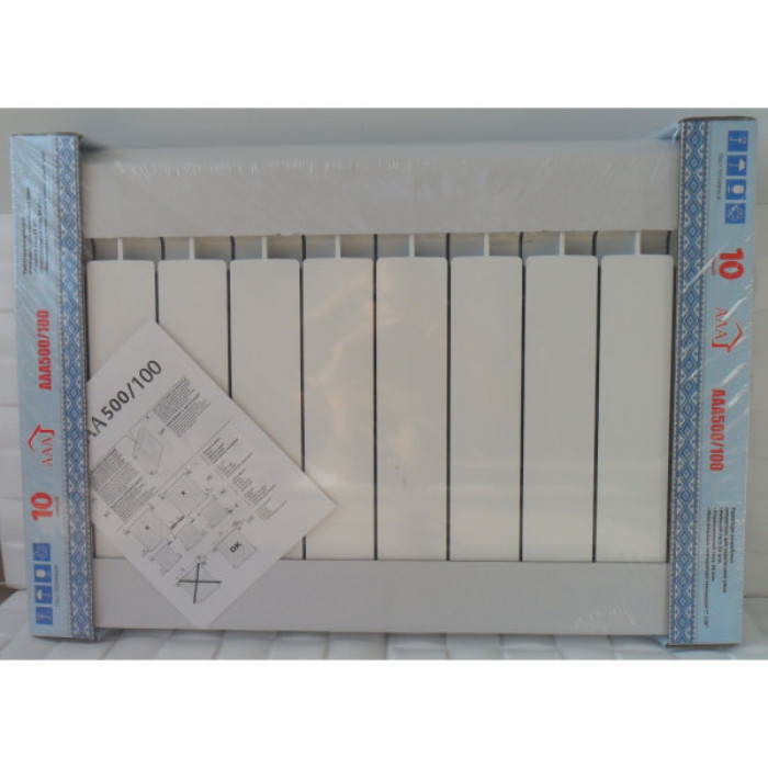 Радіатор опалення AAA біметалевий 500/100 10 секцій (70214301)