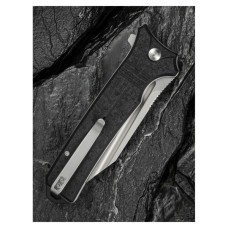 Ніж Civivi Neurohaptic, Bead Blast, чорний G10 (C23080-2)