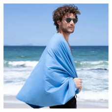 Туристичний рушник Naturehike Fitness NH20FS009 антибактеріальний 160 х 80 блакитний (6927595750100)