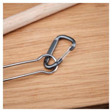 Ложка-виделка туристична Naturehike титанова NH19C001-J (6927595734766)