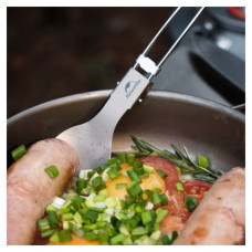 Ложка-виделка туристична Naturehike титанова NH19C001-J (6927595734766)