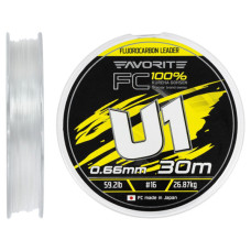 Флюорокарбон Favorite U1 FC 30m 16/0.66mm 59.2lb/26.87kg (1693.12.24)