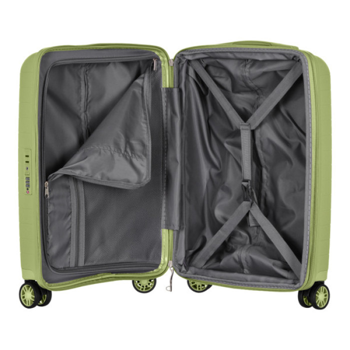 Набір валіз 2E Aero (M+S), оливково-зелені (2E-SPP-AERO-SET2-MG)