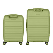 Набір валіз 2E Aero (M+S), оливково-зелені (2E-SPP-AERO-SET2-MG)
