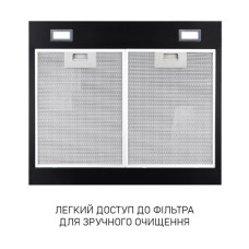 Витяжка кухонна Minola HPLS 512 BL