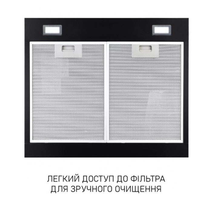 Витяжка кухонна Minola HPLS 512 BL