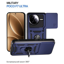 Чохол до мобільного телефона BeCover Military Poco F7 Ultra Blue (715401)