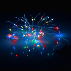 Гірлянда YES! Fun Нитка на мідному дроті 40 LED Різнокольорова 4 м Статична На батарейках (975029)