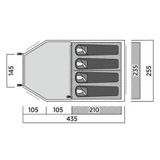 Намет Easy Camp Hidra 4 (120490) (931552)