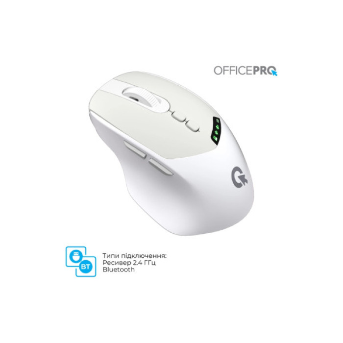 Мишка OfficePro M520W Wireless/Bluetooth White (M520W)