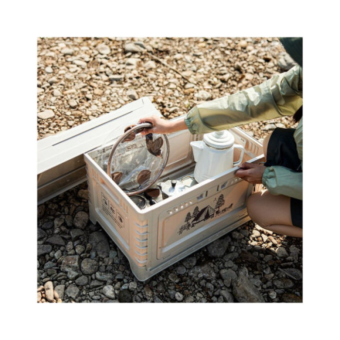 Відро складне Naturehike ПВХ NH20SJ040 10л прозорий (6975641886761)