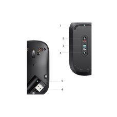 Мишка Ugreen MU001 Portable Wireless Black (90372)