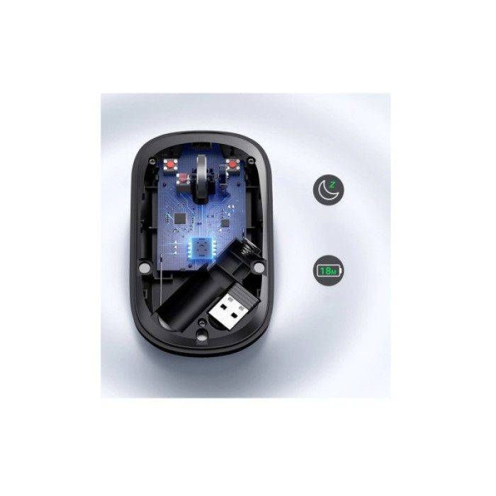 Мишка Ugreen MU001 Portable Wireless Black (90372)