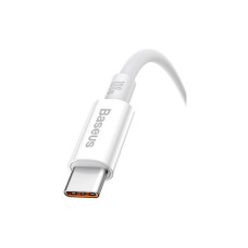 Дата кабель USB 2.0 AM to USB-C 2.0m Superior Fast Charging 100W moon white Baseus (P10320102214-03)