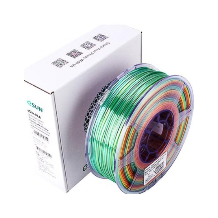 Пластик для 3D-принтера eSUN ePLA-Silk 1,75mm 1kg RAINBOW (EPLA-SILK175RB1)