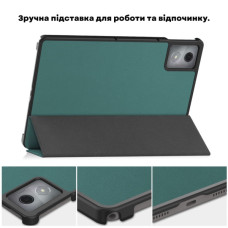 Чохол до планшета BeCover Smart Case Lenovo Idea Tab/K11 (2nd Gen) TB336/Xiaoxin Pad (2025) 11" Dark Green (714097)