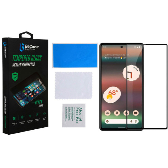 Скло захисне BeCover Google Pixel 6A Black (708757)