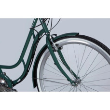 Електровелосипед Dorozhnik 28" eRETRO Vbr FR рама-19" 36B 13А*г 500Вт 2026 зелено-сірий (ELB-D-28-111)