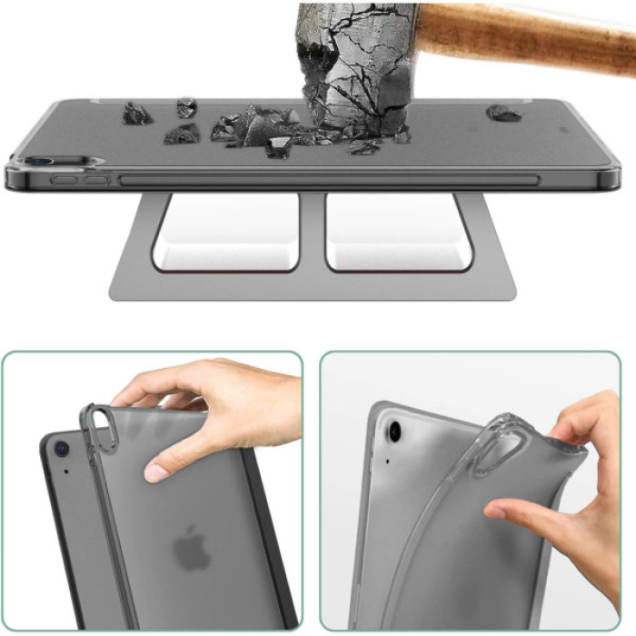 Чохол до планшета BeCover Tri Fold Hard Apple iPad Air 11" M4 2026 Black (715242)