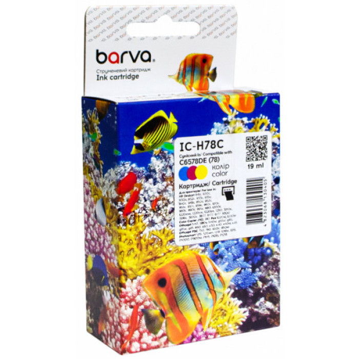 Картридж Barva HP 78 (C6578DE) 560 арк, Color (IC-H78C)