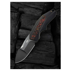 Ніж Weknife Coral, Darkwash, титан/Carbon Fiber (WE24044-3)