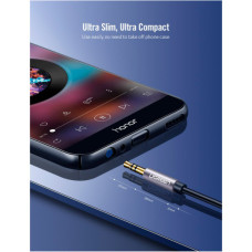 Кабель мультимедійний 3.5mm M to 3.5mm F 1.0m AV118 gray Ugreen (10592)