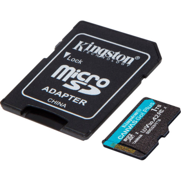 Карта пам'яті Kingston 1TB microSDXC сlass 10 UHS-I U3 V30 A2 Canvas Go Plus G4 (SDCG4/1TB)