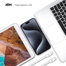 Дата кабель USB-C to USB-C 1.0m White Armorstandart (ARM72698)