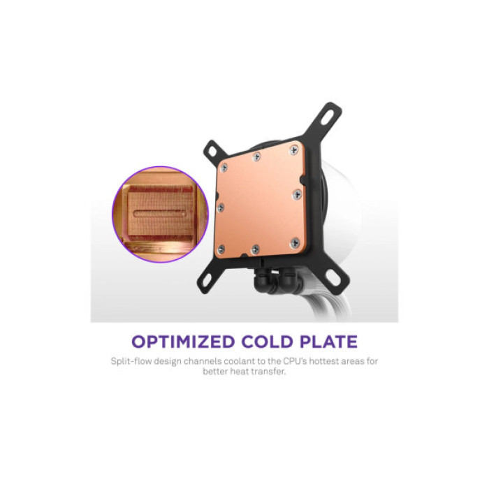 Система рідинного охолодження NZXT Kraken Plus RGB V2-360 mm AIO liquid cooler Wh (RL-KR360-W2)