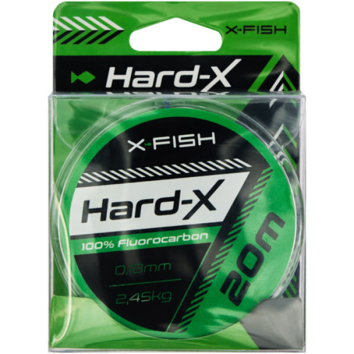 Флюорокарбон X-Fish Hard-X 20m (clear) 0.18mm 2.45kg (1917.03.81)