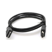 Кабель мультимедійний HDMI M to HDMI M 1.2m V1.4 black Merlion (YT-HDMI(M)/(M)-1.2mW-H181)