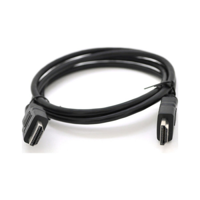 Кабель мультимедійний HDMI M to HDMI M 1.2m V1.4 black Merlion (YT-HDMI(M)/(M)-1.2mW-H181)