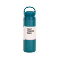 Термос Merlion Travel Tumbler 350 мл, подвійна кришка з ручкою, синій (SUS304-350Blue)