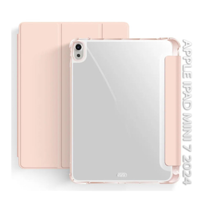 Чохол до планшета BeCover Soft Edge with Apple Pencil Holder iPad Mini 7 2024 Pink (712470)