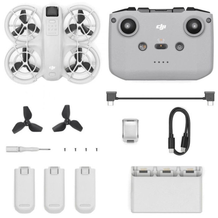 Квадрокоптер DJI Neo Fly More Combo (DJI RC-N3) пульт без дисплея (CP.FP.00000185.01)