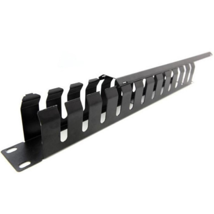 Кабельний організатор Hypernet 19" 1U с крышкой для шкафа или стойки, металл (CM-1U)