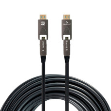 Кабель мультимедійний HDMI M to HDMI M 10.0m V2.0 4K60Hz A/D to A/D AOC Cablexpert (CCAP-HDMIDD-AOC-10M)