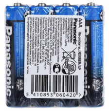 Батарейка Panasonic GENERAL PURPOSE R3 TRAY 4 ZINK-CARBON (R03BER/4PR)