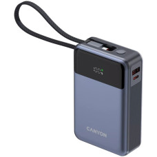 Батарея універсальна Canyon 20000mAh OnPower 600 PD/65W built-in cable Dark Grey (CNS-CPB600DG)