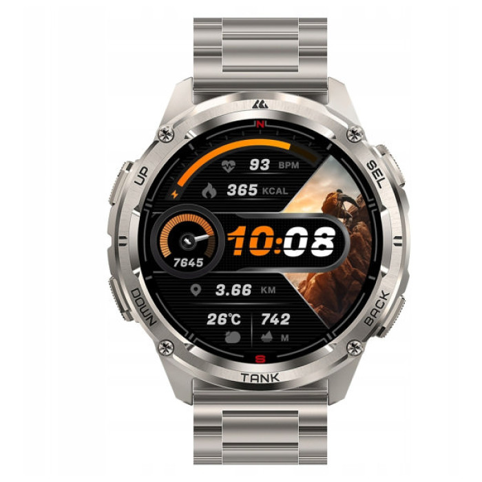 Смарт-годинник KOSPET Tank T3 ULTRA 2 SE SILVER (6974958251187)