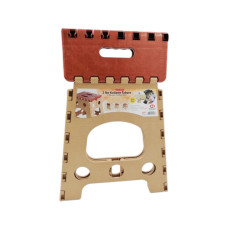 Стілець складаний Planet 36 см коричневий-бежевий (10715)